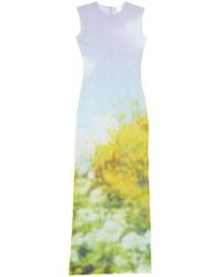 Acne Studios - Printed Maxi Dress - Lyst