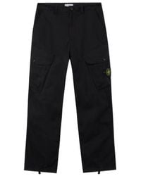 Stone Island - Logo-Patch Cargo Pants - Lyst