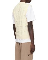 Eytys - Yves Open Knitted Vest - Lyst