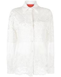 La DoubleJ - Boy Lace-Embroidered Button-Down Shirt - Lyst