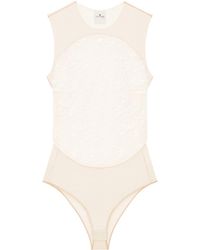 Courreges - Illusion Circle Lace Bodysuit - Lyst