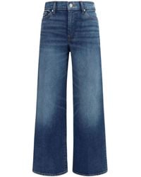 7 For All Mankind - Highwaisted Wideleg Jeans - Lyst