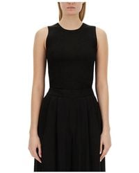 Fabiana Filippi - Crewneck Ribbed Tank Top - Lyst