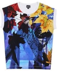 Just Cavalli - Printed T-Shirt - Lyst