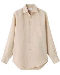 Loro Piana - André Chest-Pocket Linen Shirt - Lyst