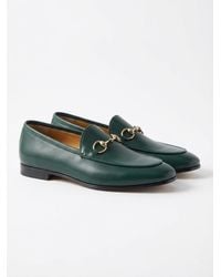 Gucci - Jordaan Horsebit Flat Shoes - Lyst