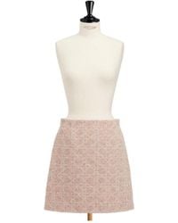 Dior - Macrocannage Miniskirt - Lyst