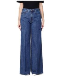 Pt Pantaloni - Pt Torino High-Rise Wide-Leg Jeans - Lyst