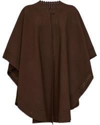 Ermanno Scervino - Scalloped Trim Cape - Lyst