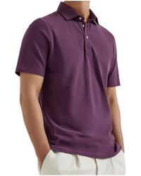 Brunello Cucinelli - Cotton Polo Shirt - Lyst