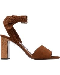 Jimmy Choo - Square-Toe High-Heeled Sandals - Lyst