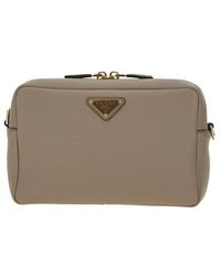 Prada - Logo Shoulder Bag - Lyst