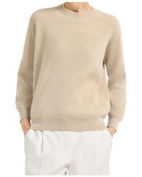 Brunello Cucinelli - Cashmere English Rib Knit Sweater - Lyst