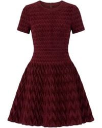 Alaïa - Round Neck Midi Skirt - Lyst