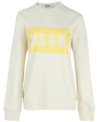 MSGM - Logo Details Hoodie - Lyst