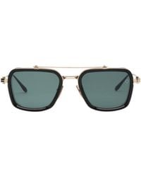 Akoni - Solis Geometric-Frame-Detail Sunglasses - Lyst