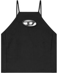 DIESEL - T-Wilit Logo Plaque Camisole Top - Lyst