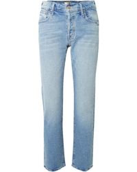 Mother - Hiker Hover High-Waisted Jeans - Lyst