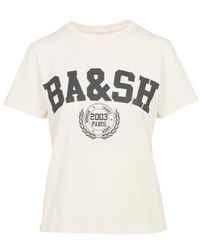 Ba&sh - Logo Crew Neck T-Shirt - Lyst