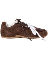 Miu Miu - New Balance X 530 Sl Technical Fabric And Suede Sneakers - Lyst