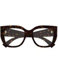 Gucci - Eyewear Square Frame Glasses - Lyst