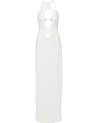 Galvan London - Bridal Sequined Halterneck Gown - Lyst
