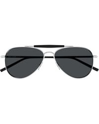 Saint Laurent - Eyewear Aviator Frame Sunglasses - Lyst