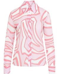 PUCCI - Pucci Abstract Print Shirt - Lyst