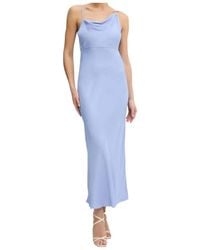 Twinset - Draped Midi Dress - Lyst