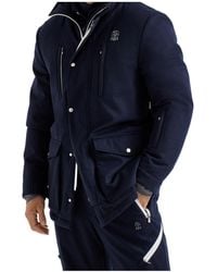 Brunello Cucinelli - Mountain Belted Wool Military Jacket - Lyst