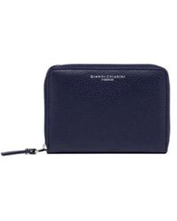 Gianni Chiarini - Zip-Around Pebbled Wallet - Lyst