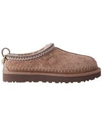 UGG - Shearling-Lined Brushed-Suede Slippers - Lyst