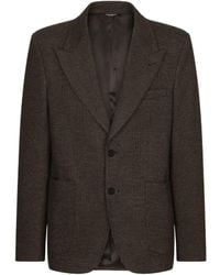 Dolce & Gabbana - Single-Breasted Tailored Blazer - Lyst