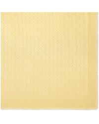 Fendi - Ff Jacquard Fringed-Edge Scarf - Lyst