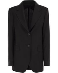 Max Mara - Studio Mstassenzi Single-Breasted Blazer - Lyst