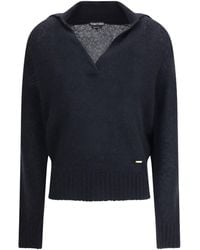 Tom Ford - Logo Plaque Knitted Top - Lyst