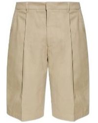 AllSaints - Pasilla Pleated Bermuda Shorts - Lyst