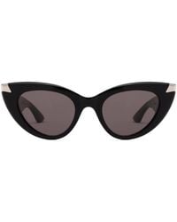 McQueen - Eyewear Cat-Eye Frame Sunglasses - Lyst