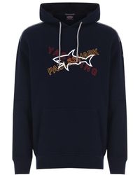Paul & Shark - Logo Hooded Sweater - Lyst