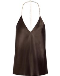 Sportmax - Chain Satin Top - Lyst