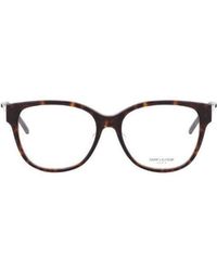 Saint Laurent - Tortoiseshell Pattern Flat Mirror - Lyst