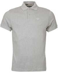 Barbour - Logo Embroidered Short-Sleeved Polo Shirt - Lyst