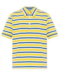 MM6 by Maison Margiela - Logo Embroidered Striped Polo Shirt - Lyst