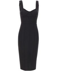 Elisabetta Franchi - Bustier Midi Dress - Lyst