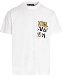 Versace Jeans Couture - Chest Logo-Print Detail T-Shirt - Lyst