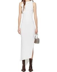 Coperni - Rosette Knot Asymmetric Dress - Lyst