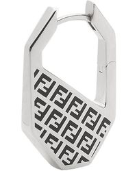 Fendi - Hexagon Single Earring - Lyst
