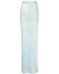 Off-White c/o Virgil Abloh - Tie-Dye Sheer Maxi Skirt - Lyst