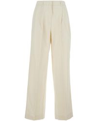 DUNST - Pleated Chino Pants - Lyst