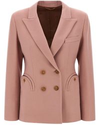 Blazé Milano - Double-Breasted Round-Pockets Blazer - Lyst
